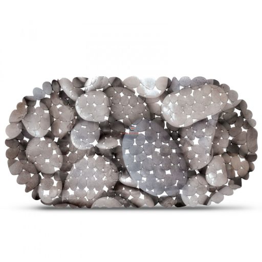 Fürdőszobai csúszásgátló 66 x 35 cm Szürke, kőmintás