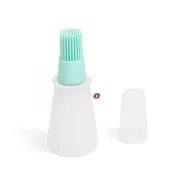 Szilikon olajozó ecset - 60 ml - rózsaszín