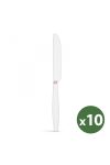 Többször használatos bioműanyag kés készlet - 10 db / csomag