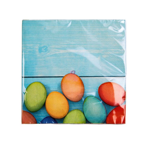 Húsvéti szalvéta - tojásos - 33 x 33 cm - 3 rétegű - 20 db / csomag