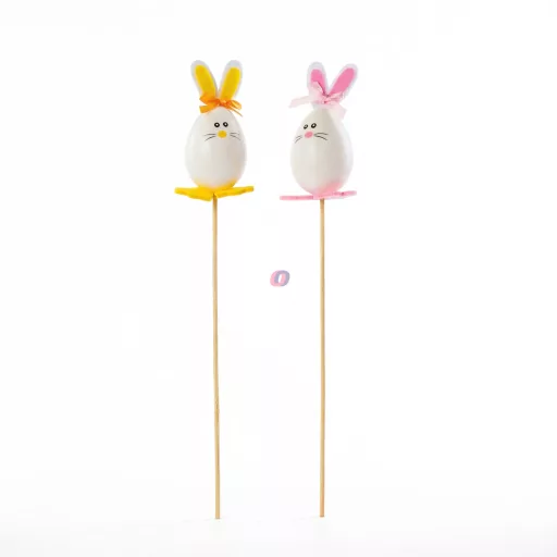 Húsvéti dekoráció - nyuszi, filc - 33 cm - 2 db