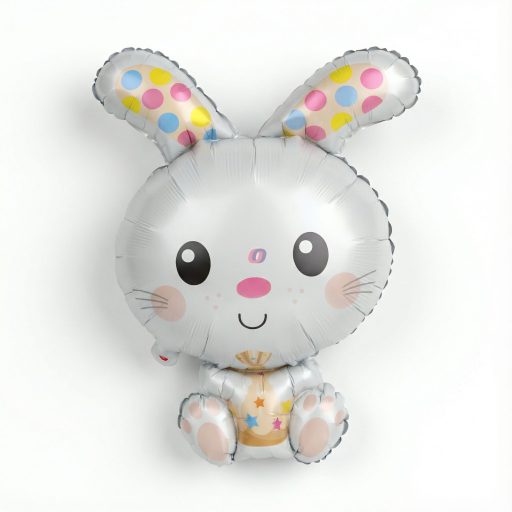 Húsvéti lufi - nyuszi - alumínium fólia - 78 cm