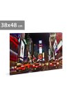 LED-es fali hangulatkép - "Times Square" -  2 x AA, 38 x 48 cm