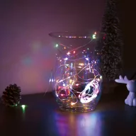   Karácsonyi LED fényfüzér - 5 m - 50 LED - multicolor - 3 x AA