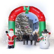 Felfújható karácsonyi kapu 240 cm IP44 9 LED hálózati