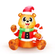   XL Prémium kültéri figura Felfújható maci - 150 cm - IP44 - 6 LED - 100 - 240 V