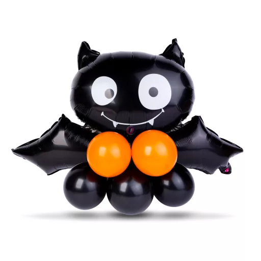 Halloween lufi - denevér - 10 db / csomag