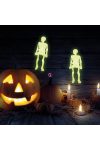 Halloween világtó csontváz 10 db/szett foszforeszkáló Halloweeni kellék