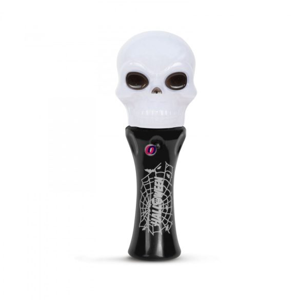 Halloween LED lámpa koponyás színváltó, elemes