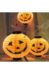 Kültéri Halloween tökfej szolár lampion 20 cm