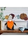 Halloween manó ulő 34 cm narancs szakállal