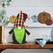 Halloween manó ulő 34 cm zöld szakállal