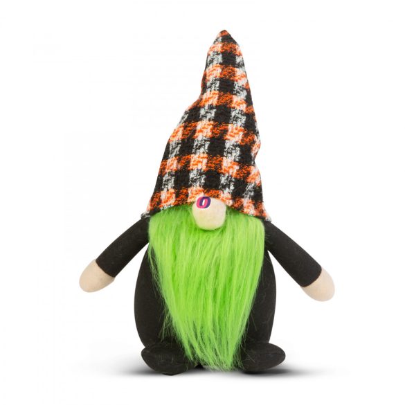 Halloween manó ulő 34 cm zöld szakállal