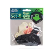 Prémium Halloween lufi szett - fluoreszkáló 6 db-os szett