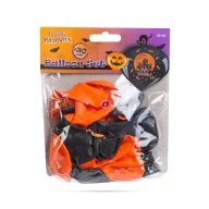   Prémium Halloween lufi szett 6 féle minta 20 db-os szett narancs, fekete