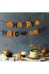 Halloweeni girland Happy Halloween felirat papír 3,5 m