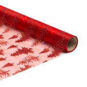 Karácsonyi asztalterítő futó piros színű 180 x 28 cm