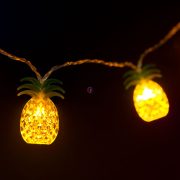 LED fényfüzér ananászok 1,65 m, 10 LED 2 x AA