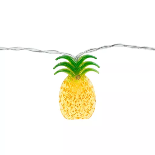 LED fényfüzér ananászok 1,65 m, 10 LED 2 x AA