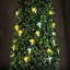 Napelemes fényfüzér gomba - 2,4 m - 25 LED - melegfehér