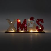 LED-es karácsonyi polcdísz Xmas manós 22 x 3,5 x 8,5 cm