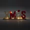 LED-es karácsonyi polcdísz Xmas manós 22 x 3,5 x 8,5 cm
