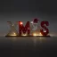 LED-es karácsonyi polcdísz Xmas manós 22 x 3,5 x 8,5 cm