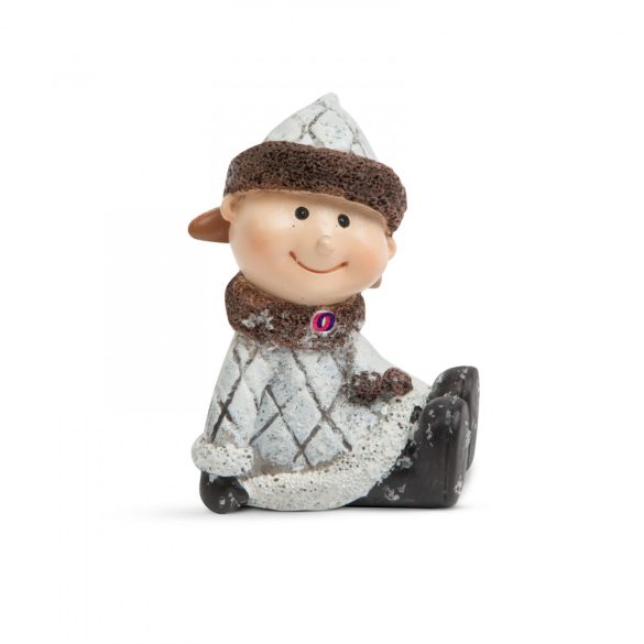 Karácsonyi Dekor figura - 5,4 x 4,6 x 8 cm
