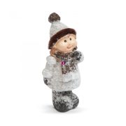 Karácsonyi dekor figura - 4,6 x 3,2 x 9 cm