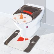 Karácsonyi WC ülőke huzat dekor Hóember 2 részes
