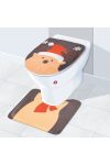 Karácsonyi WC ülőke huzat dekor rénszarvas 2 részes