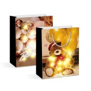   Ajándéktasak - 10 LED, papír - 265 x 127 x 330 mm - 2 féle