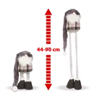   Karácsonyi skandináv manó- teleszkópos lábbal - 44-90 cm