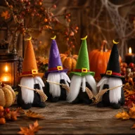 Halloween-i skandináv manó - 23 cm - 4 féle
