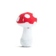 Gomba dekoráció - 10 cm textil