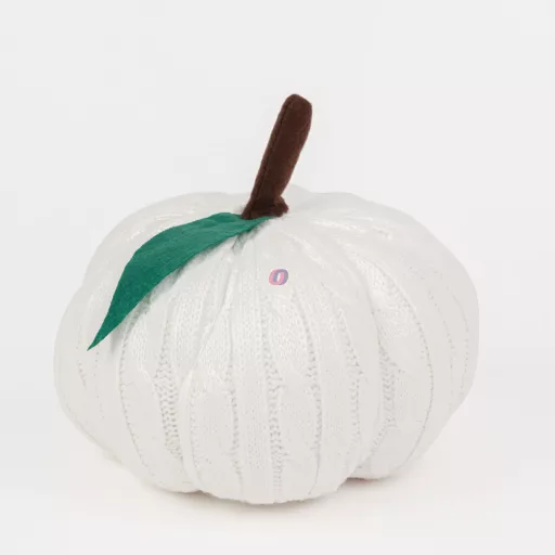 XL őszi tök dekoráció - fehér - 20 cm 2. osztály
