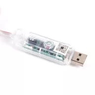   Smart fényfüzér - USB - 50 db RGBIC LED - 5 m - Bluetooth + zene mód - IP65