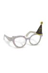 Party szemüveg - glitteres, papír - 15 x 10 x 13 cm - 4 db / csomag