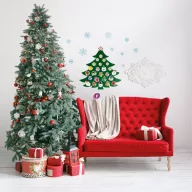 Karácsonyi öntapadós falmatrica adventi kalendárium