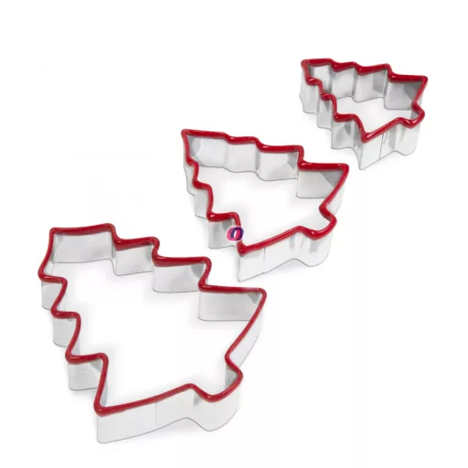 Sütikiszúró forma szett Karácsonyfa 3 db-os