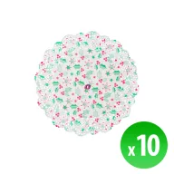 Karácsonyi, papír tányéralátét 26,5 cm 10 db / csomag