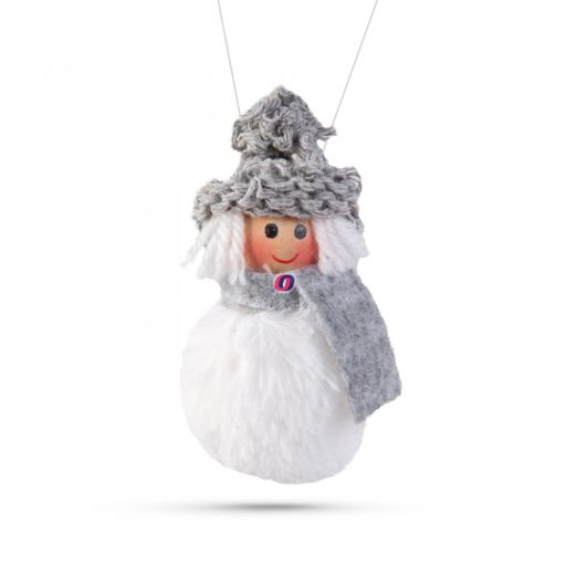 Karácsonyfadísz szőrme figurák 10 cm 4 db / csomag