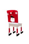 Karácsonyi székdekor szett Mikulás 50 x 60 cm piros/fehér