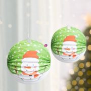 Karácsonyi lampion Hóember mintával 25 cm