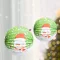 Karácsonyi lampion Hóember mintával 25 cm