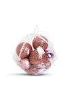 Karácsonyfadísz szett - gömbdísz - 3 - 6 cm - 16 db / szett