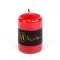 Adventi Gyertya - piros, illatmentes - 130 g - 1db