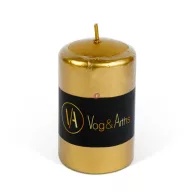 Adventi Gyertya - arany, illatmentes - 130 g - 1db