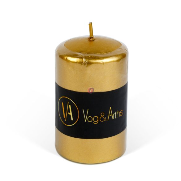Adventi Gyertya - arany, illatmentes - 130 g - 1db