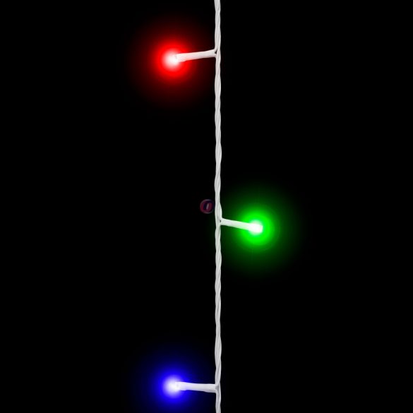 Fényfüzér - 50 db LED - színes - hálózati - 5 m - 8 program IP44